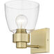 Remy 1 Light 6.5 inch Brushed Champagne Bronze Wall Sconce Wall Light